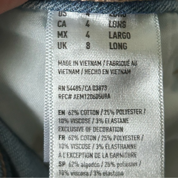 American Eagle Outfitters | Light Blue Skinny Jeans | Size 4 - Picture 4 of 8